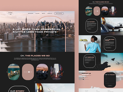 Charterbythesea - Corporate Website (UI/UX) branding design mockup ui webdesign