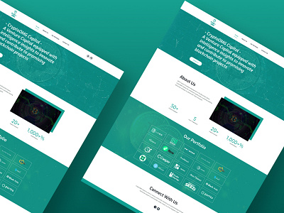 Cryptoomg - crypto currency Website (ui/ux) branding design mockup ui webdesign