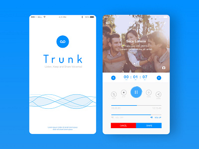 Trunk - Voice Mail App app mail app mobile app voice mail