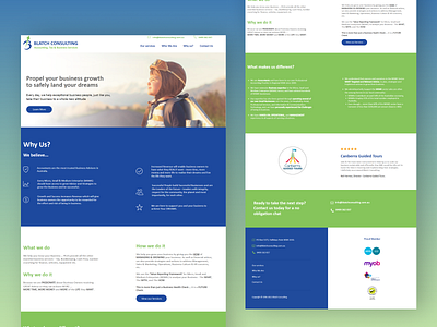 BLATCH CONSULTING branding design mockup webdesign