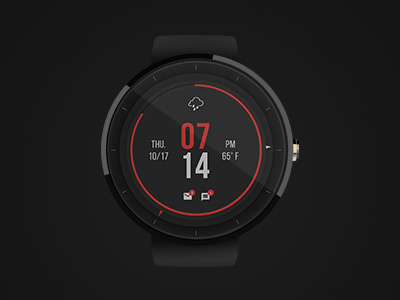Watch Face Concept -WIP android concept design google time ui watch