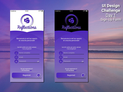 Daily UI Challenge - 001: Sign Up Form app design figma graphic design ui