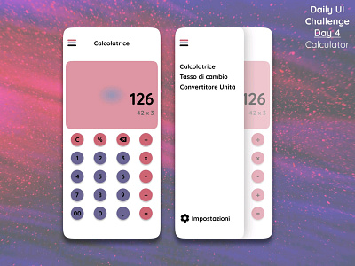 Daily UI Challenge - 004: Calculator