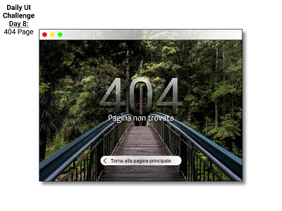 Daily UI - 008: 404 Page app design figma graphic design illustration ui ui design