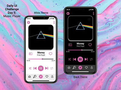 Daily UI - 009: Music Player app design figma graphic design illustration ui ui design