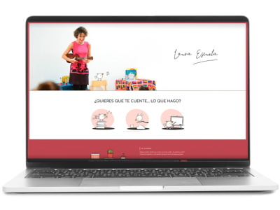 Laura Escuela rebranding web web design