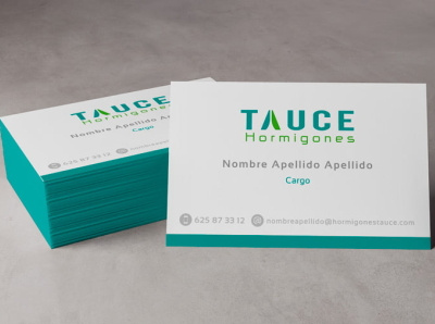 Hormigones Tauce corporate identity logo