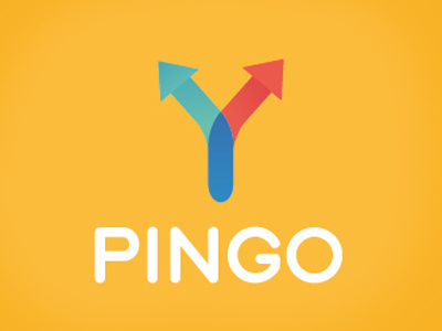 Pingo Logo arrows branding location logo travel
