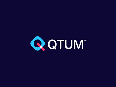 QTUM - Crypto branding crypto crypto logo cryptocurrency fintech logo logo design q letter q logo startup tech logo
