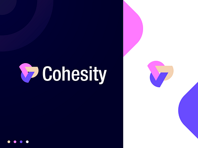 Cohesity Logo Concept (unused) abstract logo brand agency brand identity branding branding design fintech logo design logo designer minimal design modern network tech logo visual identity visual system