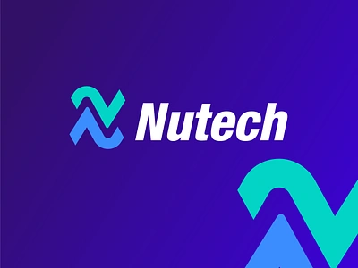 Nutech brand guidelines brand identity branding branding agency branding design corporate ecommerce fintech gradient logo design logo designer modern n n letter n logo startup tech logo vibrant