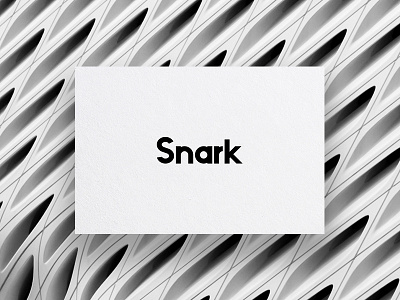 Snark Business Card branding business card