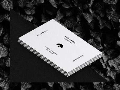 Snark Business Card back brand business card geometry