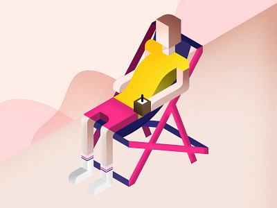 Swello illustration colors illustration isometric man swello