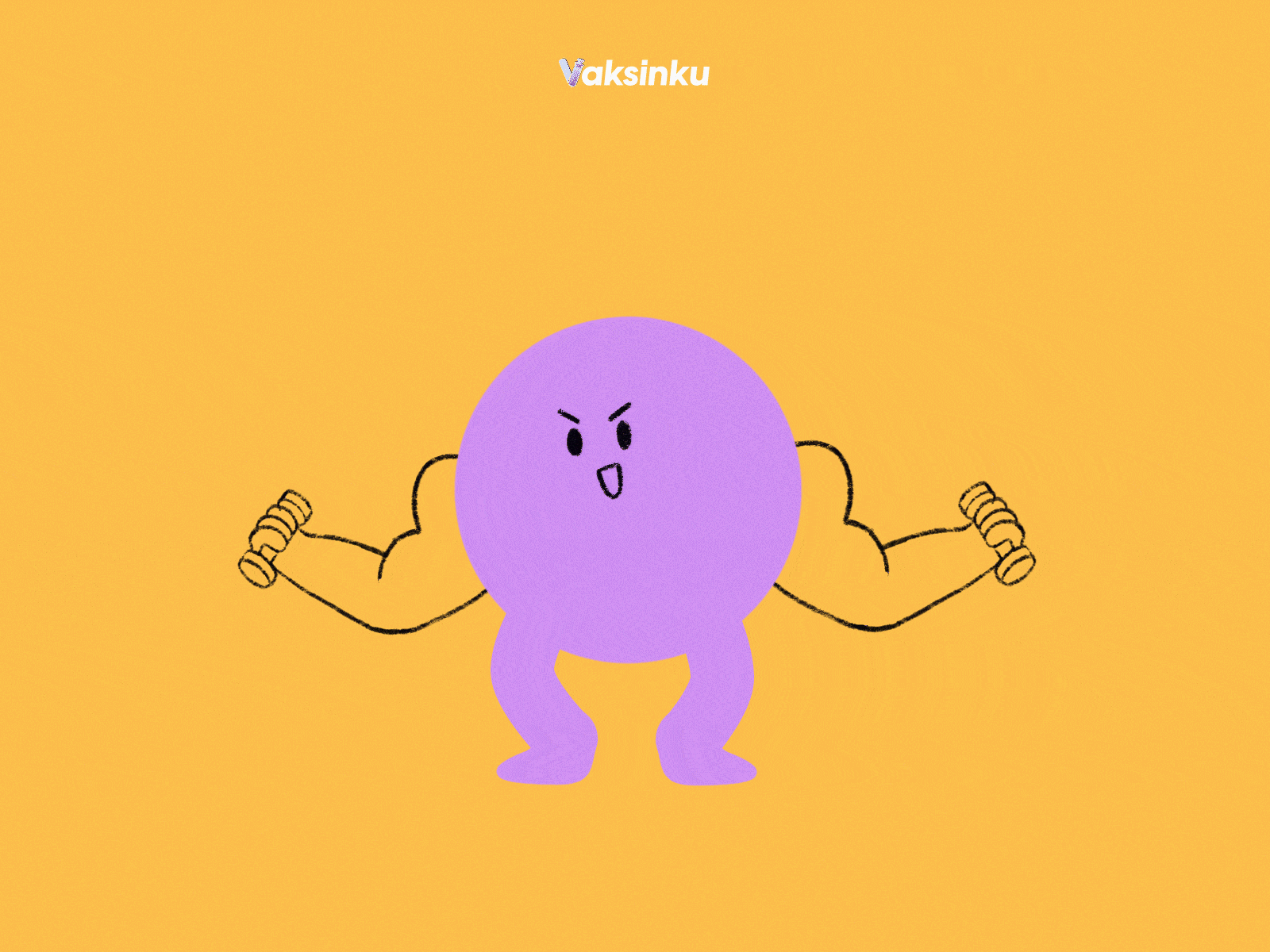 Muscleman! animated character animation imune motion character motion graphics muscle