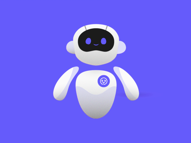 Lemi Robot: Happy Expression animated character animation character animation design motion character motion graphics