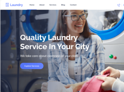 Laundary service website