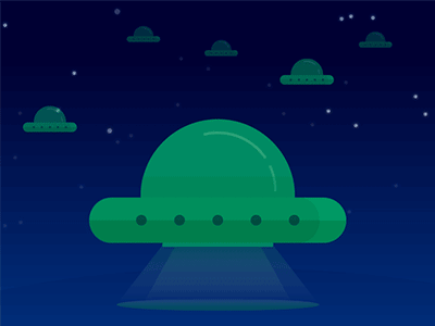 UFO animated illustrations floaters gif ufo