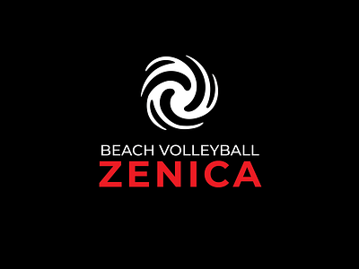 Logo for beach volleyball tournament