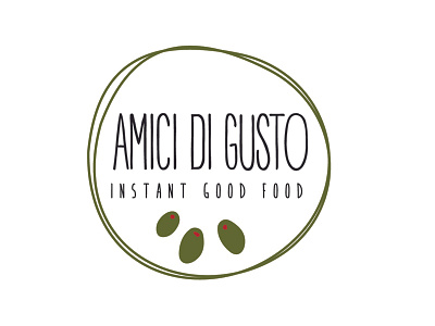 Amici di Gusto branding food logo design packaging