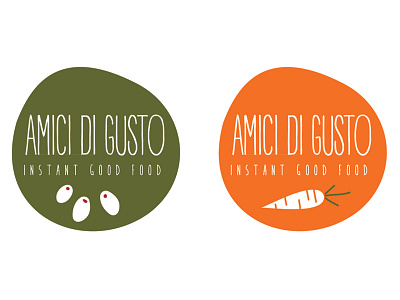 Amici di Gusto branding food logo design packaging