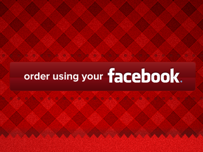 Fresh Slice button facebook pizza red web webdesign