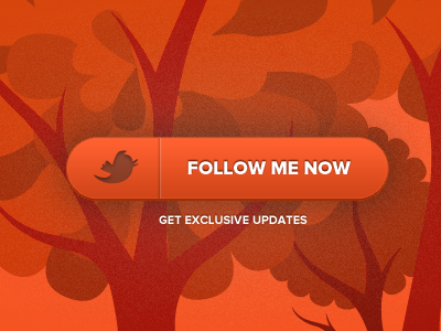 Laye.rs button follow orange trees twitter web webdesign