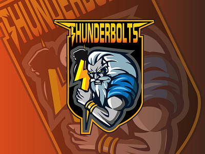 Thunderbolts Cricket Team Logo australia bpl cricket cricketlogo india ipl ipllogo logo logodesign logomaker mascotlogo sydneythunder thunder