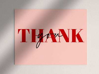 Thank you card branding cards design design digital card graphic design illustration logo postcard thank you card vector