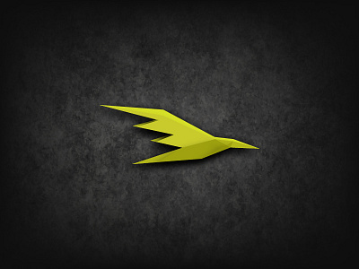 Logo Delivery system bird brand clean e mail falcon geometric green identity logo logomark modern send