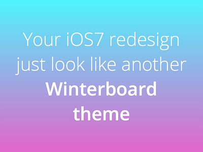 Winterboard theme