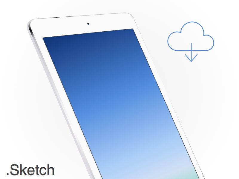 Download iPad Air Sketch file by Pietro Schirano on Dribbble