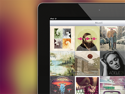 MuSick (Ipad App) apndora app icon ios ipad iphone music psd retina spotfy