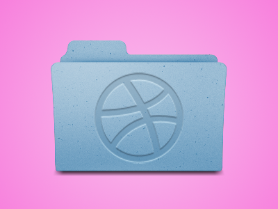 DribbbleFolder dribbble folder icon ios mac macbook macbook pro retina