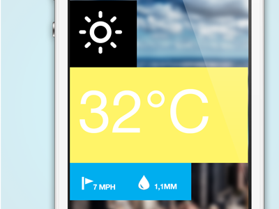 Weather app icons iphone pixel retina simplicity solid color sun ui ux weather weather app