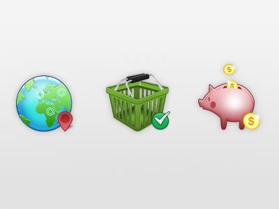 Icons for website