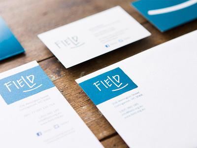 Field ~ identity and branding branding logo stationery