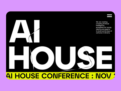 AI House About Page animation branding design digital product identity product design startup startup design ui web web design