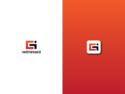 Iwitnessed Logo+icon creative logo design graphic design icon design illustration logo logo design smart logo web logo