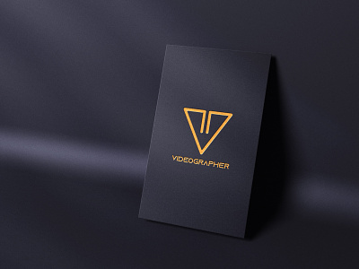 V Logo for VIDEOGRAPHER branding creative logo design graphic design illustration logo v logo videographer logo web logo