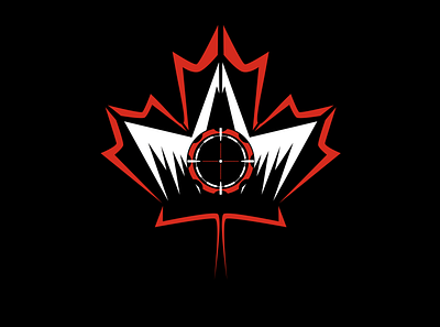 REDNEK canadian branding icon logo ui vector