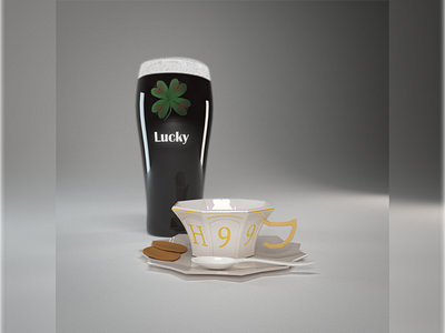 Lucky Lads Podcast (PP) 3d branding icon logo