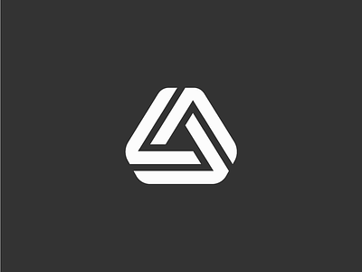 Triangle Logo concept icon line logo minimal triangle