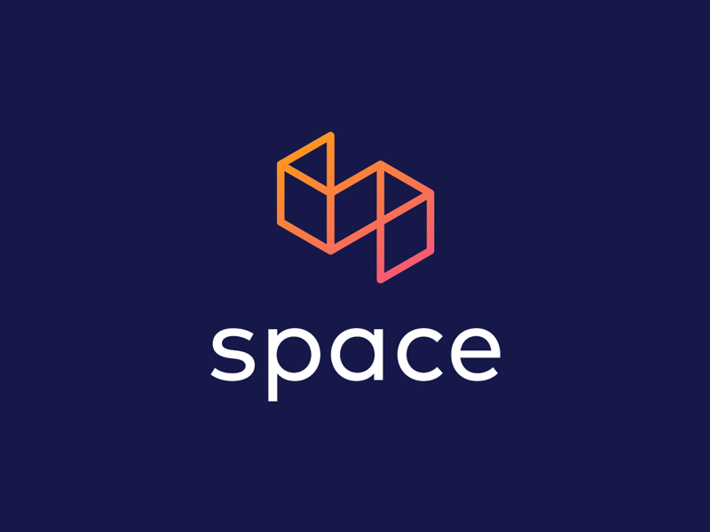 Space Logo thirty logos minimal work office line icon logo