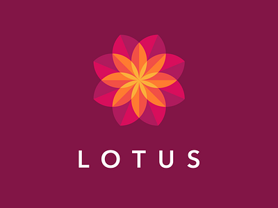 Lotus Logo flower garden logo lotus minimal