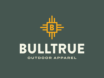 Bulltrue Logo apparel branding design fashion icon illustration line line art logo logo design minimal monogram outdoor typography vector