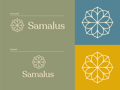 Samalus Brand Identity branding geometric icon line line art logo logo design minimal monogram monoline