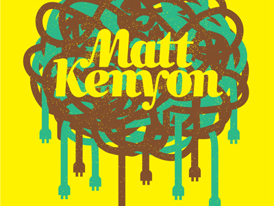 Matt Kenyon Artist Talk Poster lecture poster print screen
