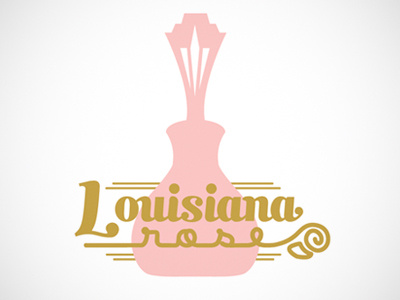 Louisiana Rose logo packaging