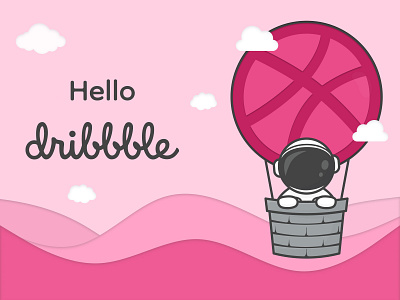 Hello Dribbble design graphic design ui